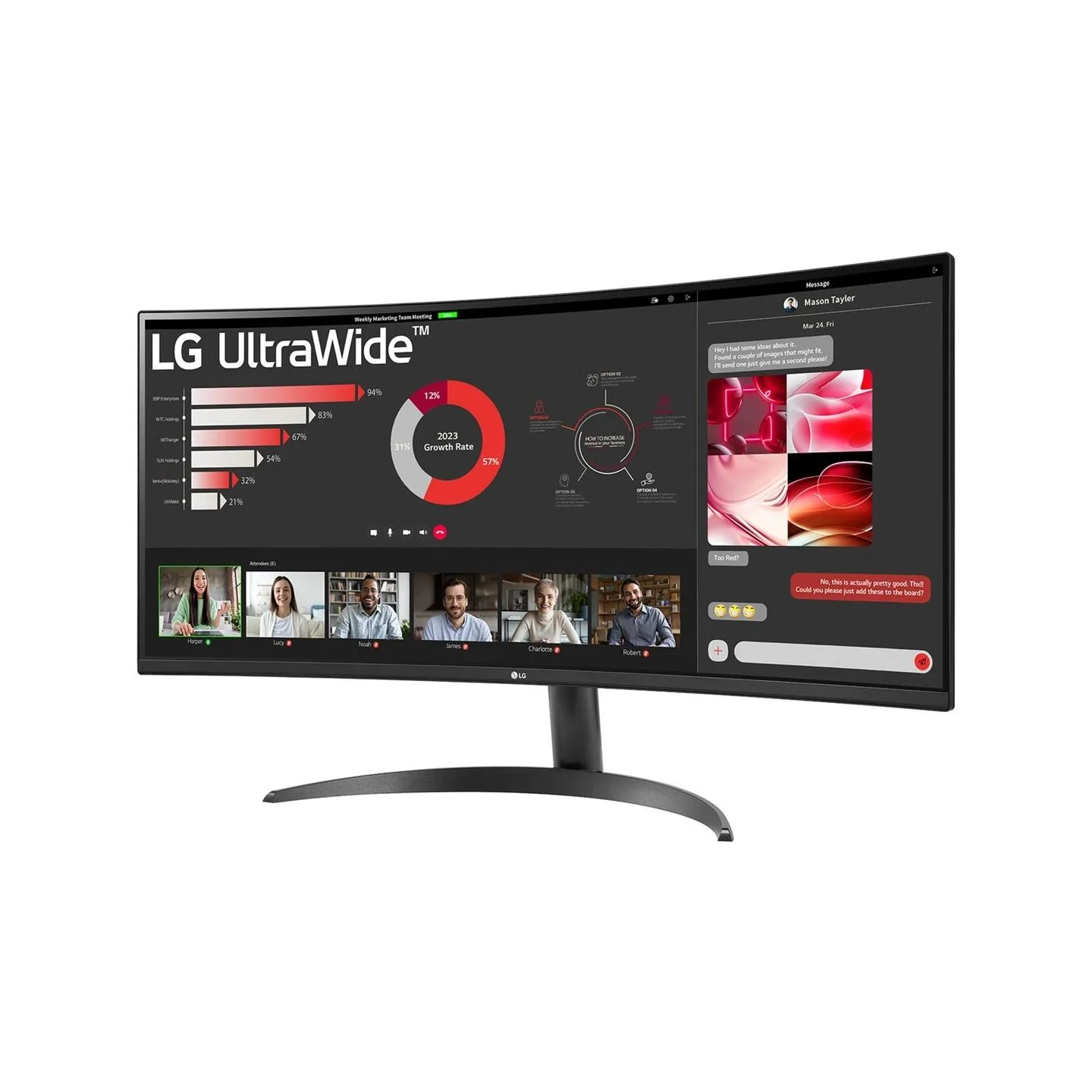 LG 34WR50QK-B.AEU 34inch VA Curved