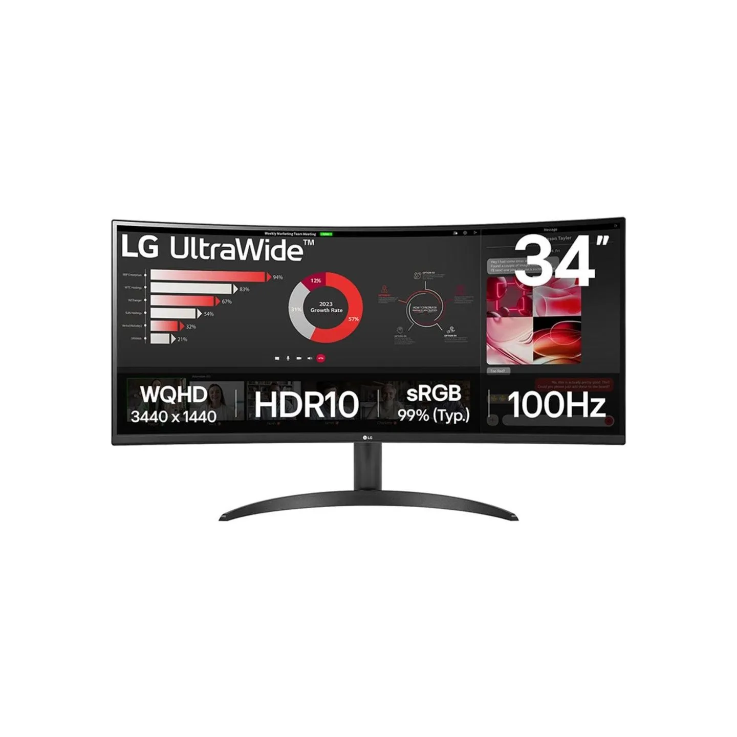 LG 34WR50QK-B.AEU 34inch VA Curved