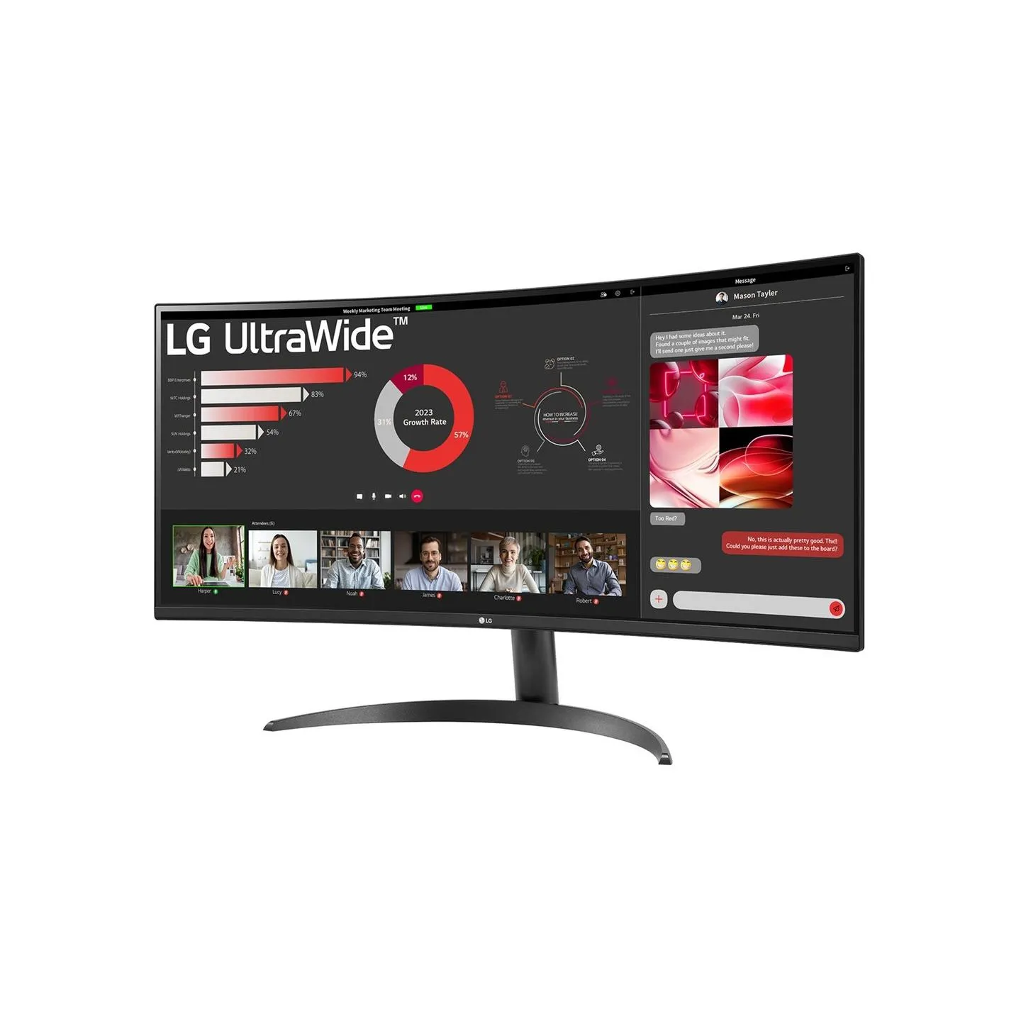 LG 34WR50QK-B.AEU 34inch VA Curved