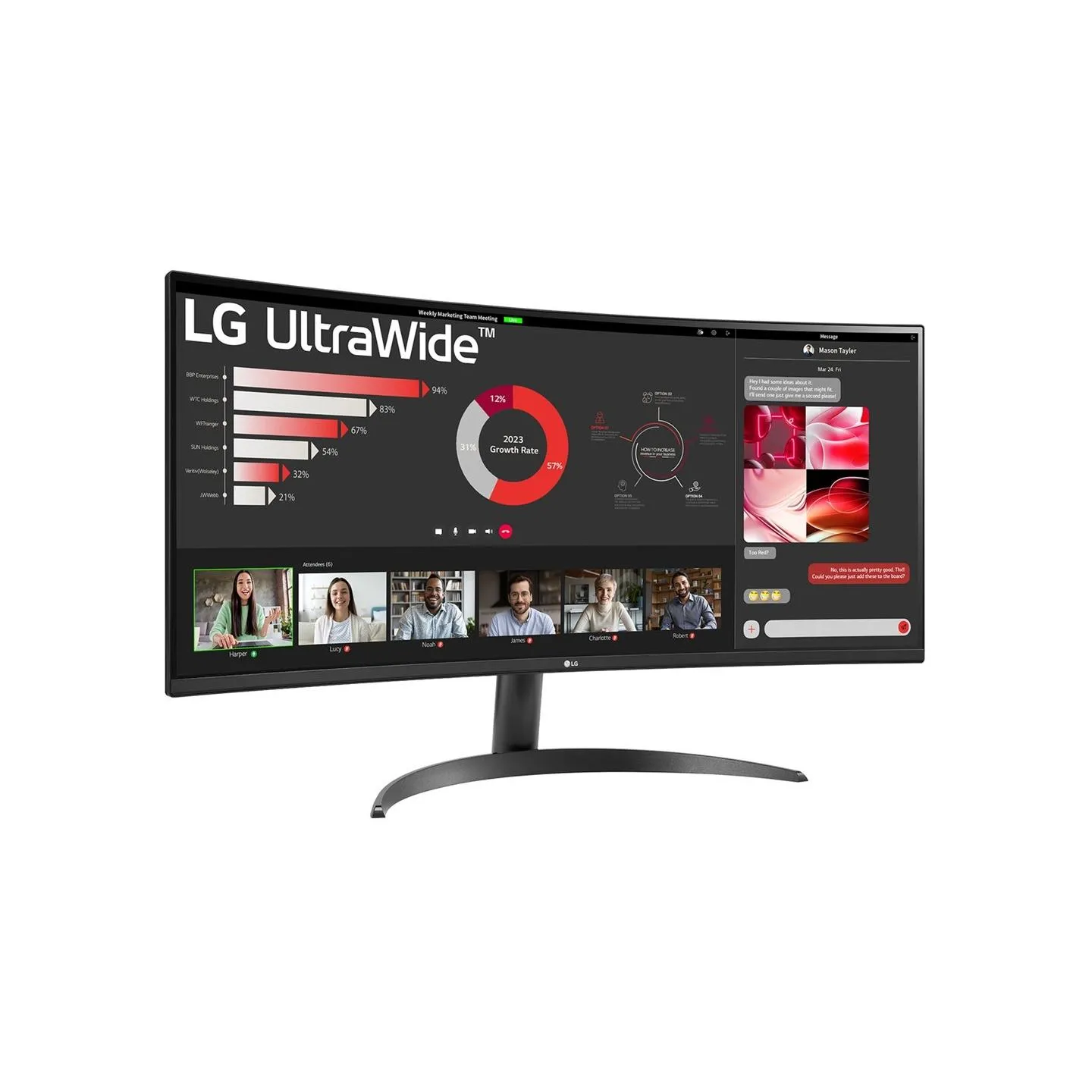 LG 34WR50QK-B.AEU 34inch VA Curved