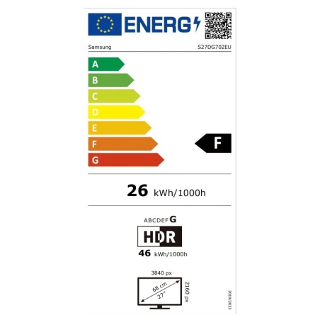 Samsung LS27DG702EUXDU 27inch UHD