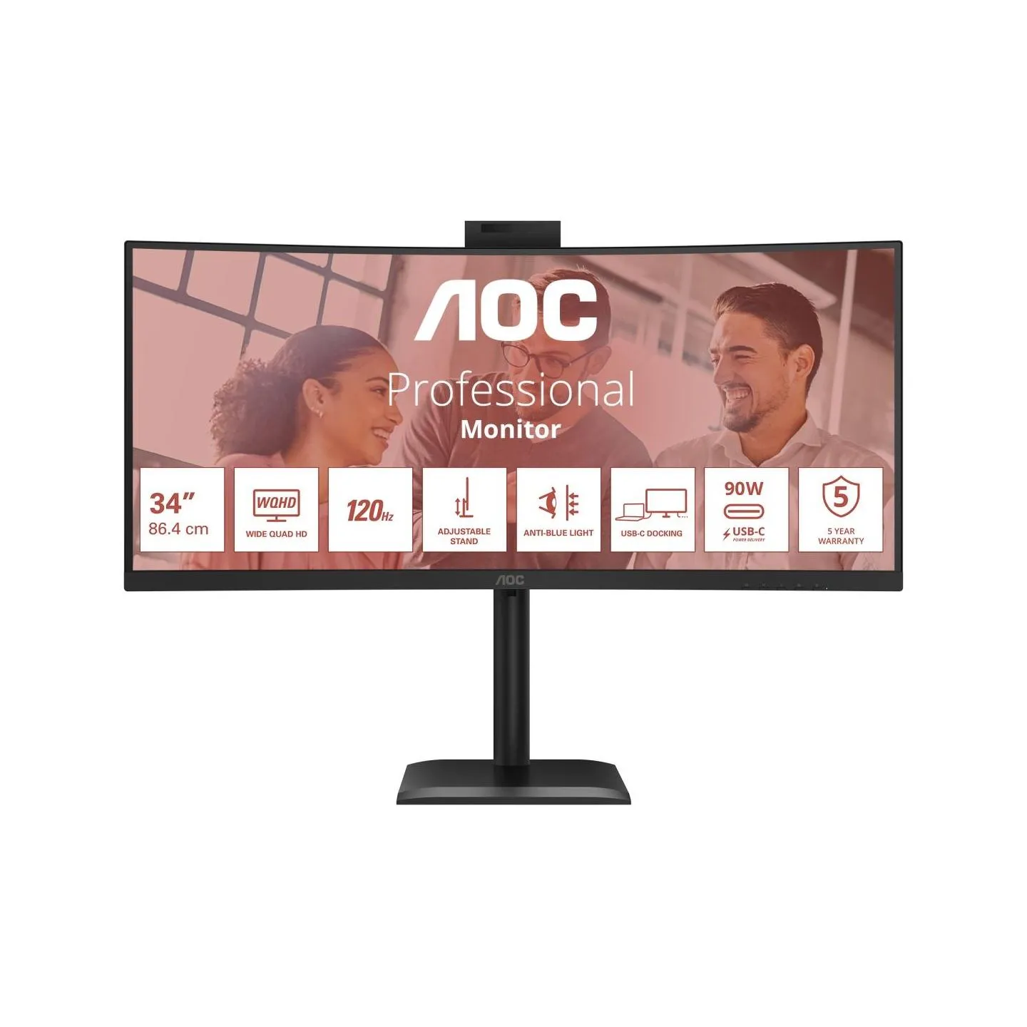 AOC CU34E4CW 34inch UWQHD 120HZ CURVED