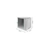 Qoltec 54485 Rack cabinet 19inch 12U