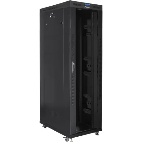 Lanberg rack cabinet 42U 800x1200 glass
