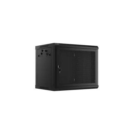 Lanberg | Rack cabinet 19" wall-mount 9U/600x450 with perforated door (flat pack) | WF01-6409-23B | Black