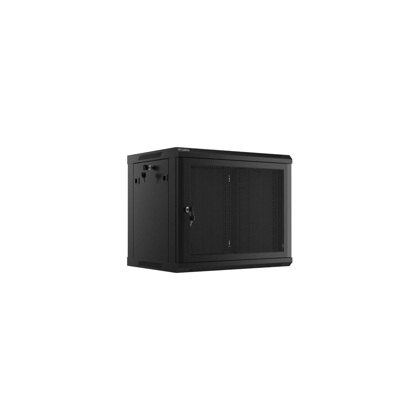 Lanberg | Rack cabinet 19" wall-mount 9U/600x450 with perforated door (flat pack) | WF01-6409-23B | Black