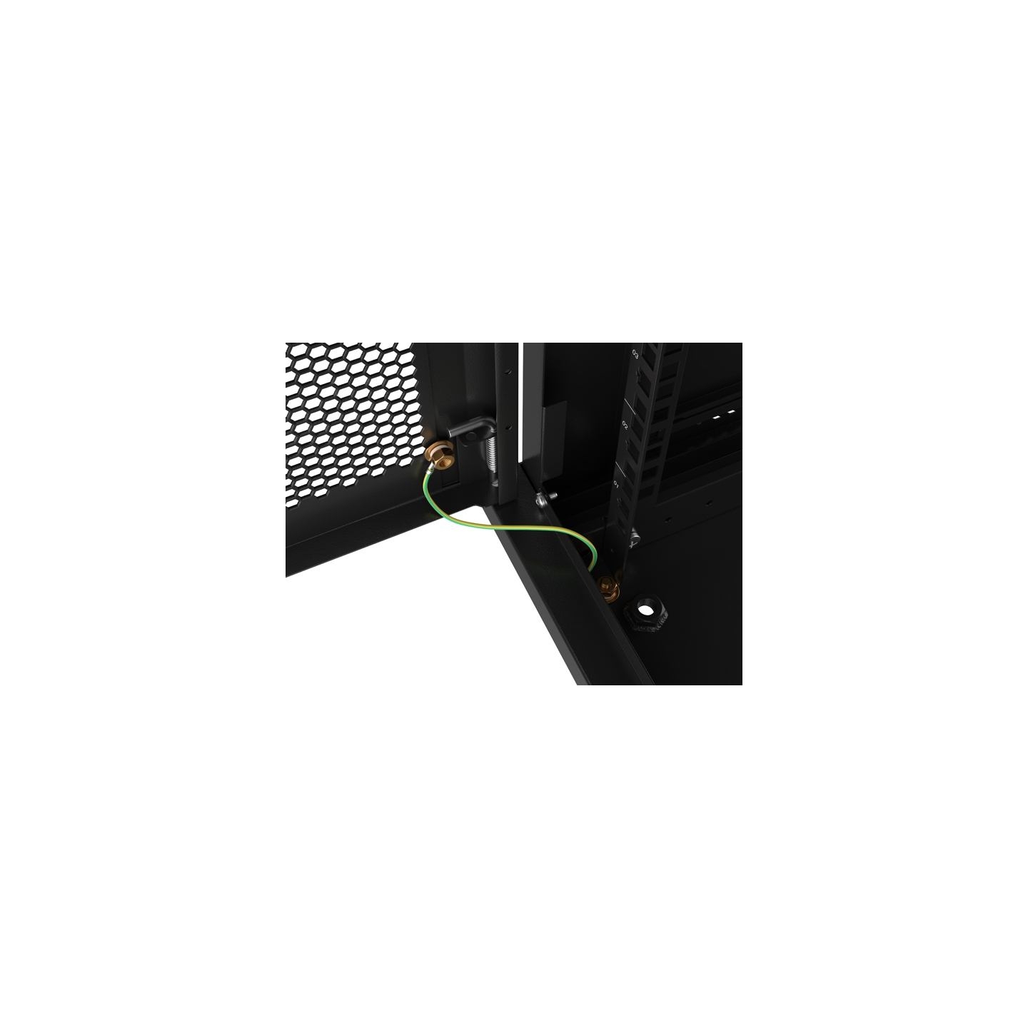 Lanberg | Rack cabinet 19" wall-mount 9U/600x450 with perforated door (flat pack) | WF01-6409-23B | Black