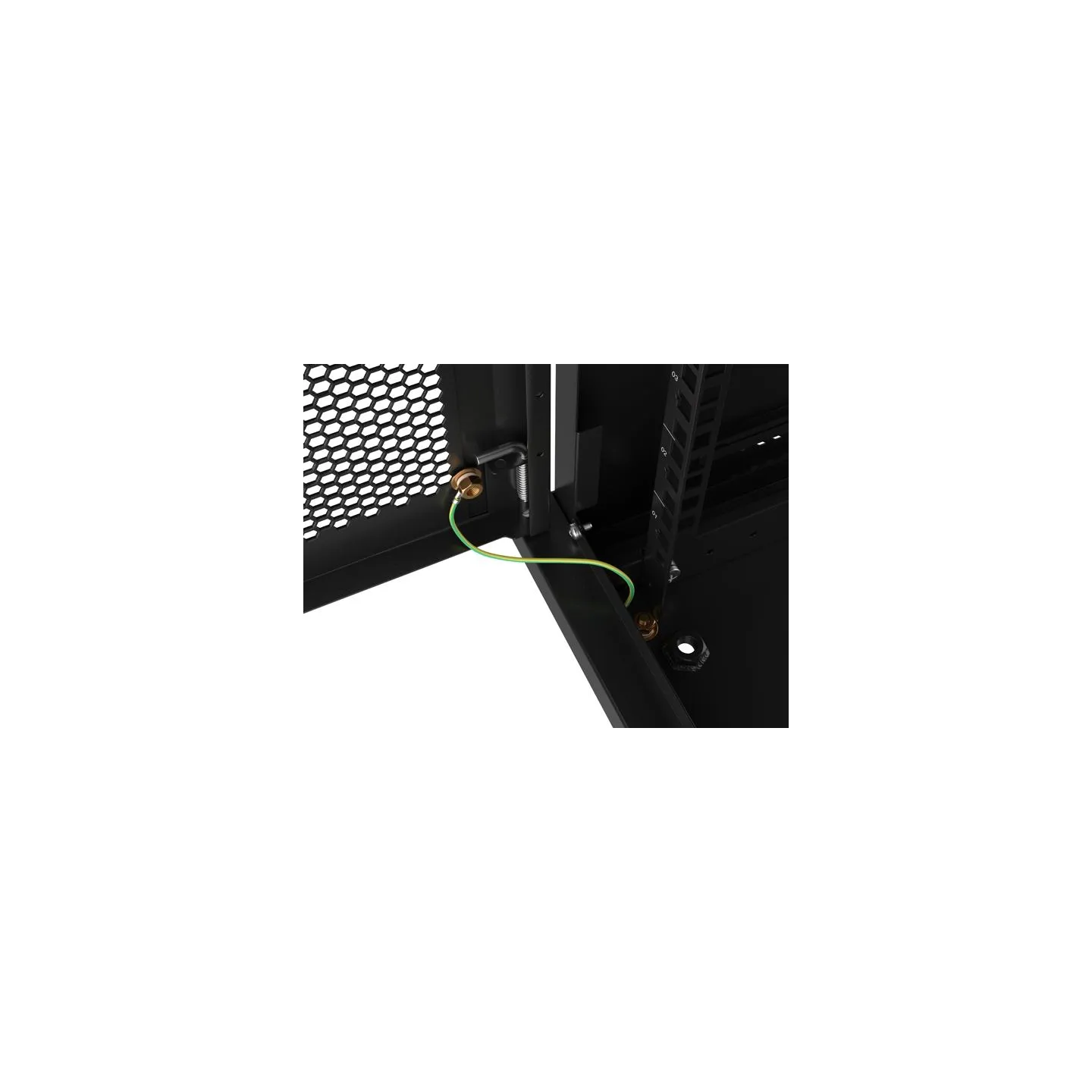 Lanberg | Rack cabinet 19" wall-mount 9U/600x450 with perforated door (flat pack) | WF01-6409-23B | Black