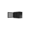Lanberg | Rack cabinet 19" wall-mount 9U/600x450 with perforated door (flat pack) | WF01-6409-23B | Black