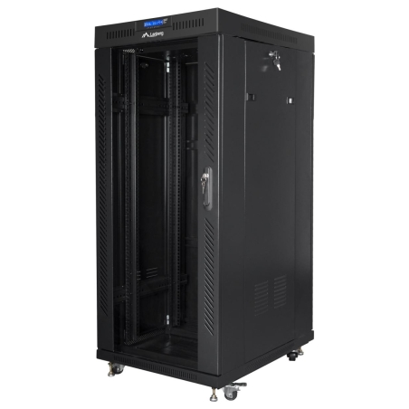 Lanberg rack cabinet 27U 800x1000 glass