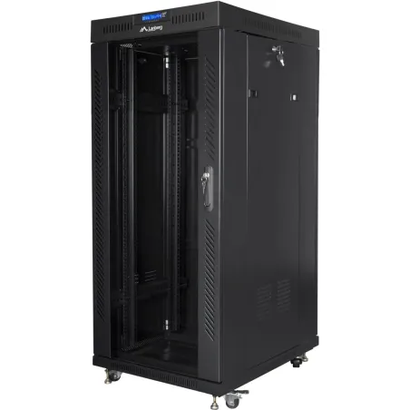 Lanberg rack cabinet 27U 800x1000 glass