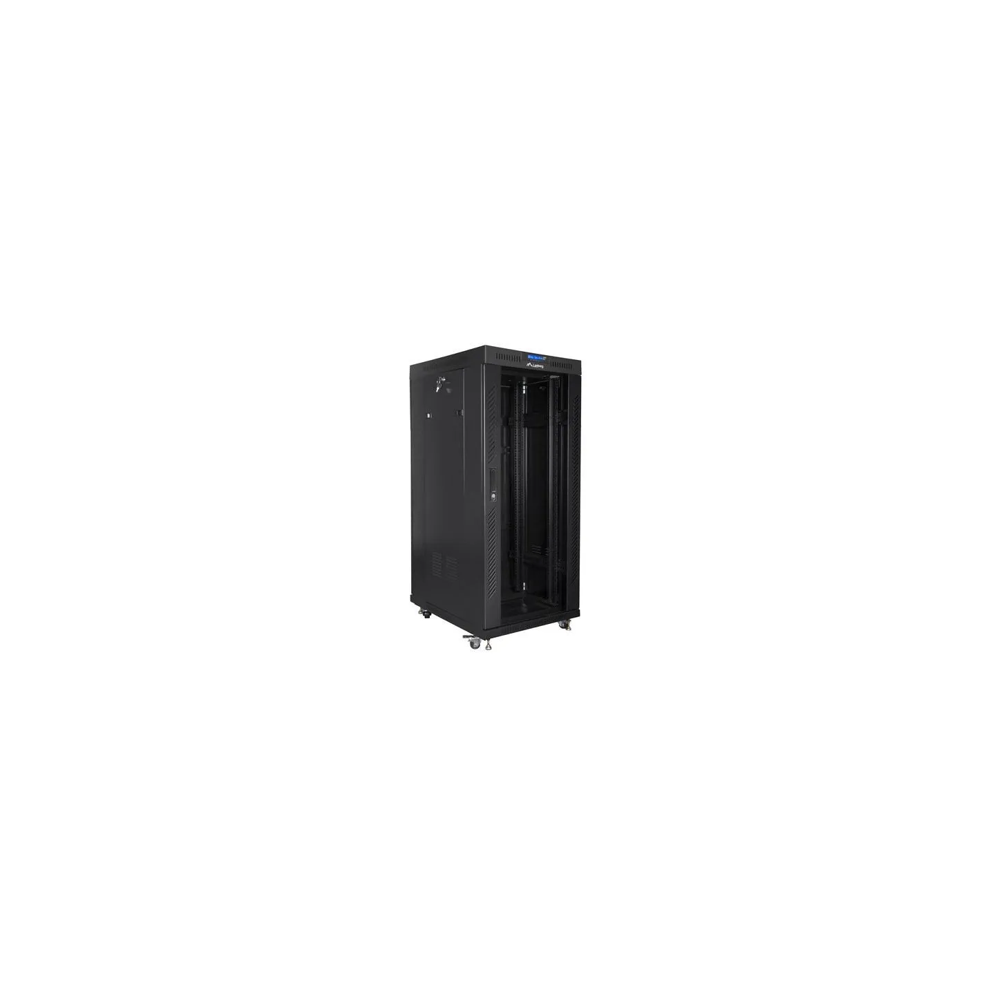 Lanberg rack cabinet 27U 800x1000 glass