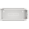 Lanberg | Rack cabinet 19" wall-mounted 4U 600 fast assembly (flat pack) | WFFA-5604-10S | Grey