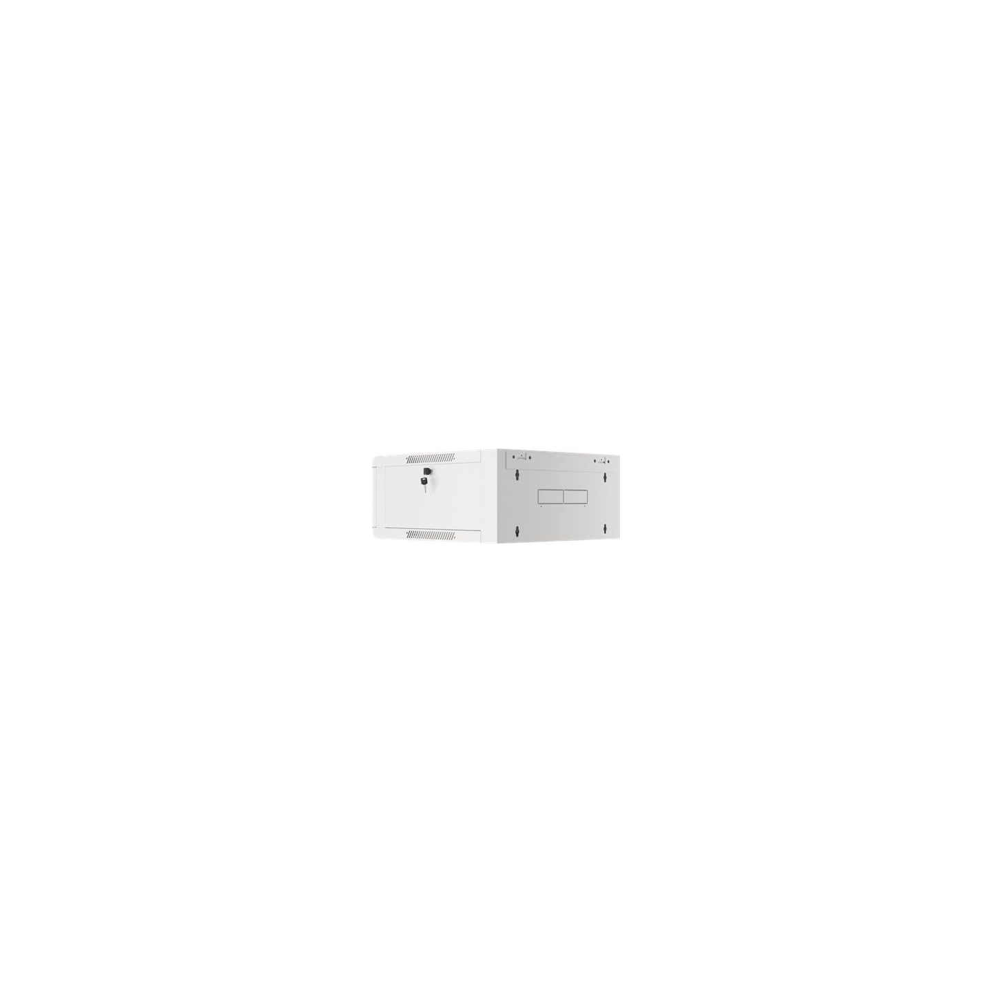 Lanberg | Rack cabinet 19" wall-mounted 4U 600 fast assembly (flat pack) | WFFA-5604-10S | Grey