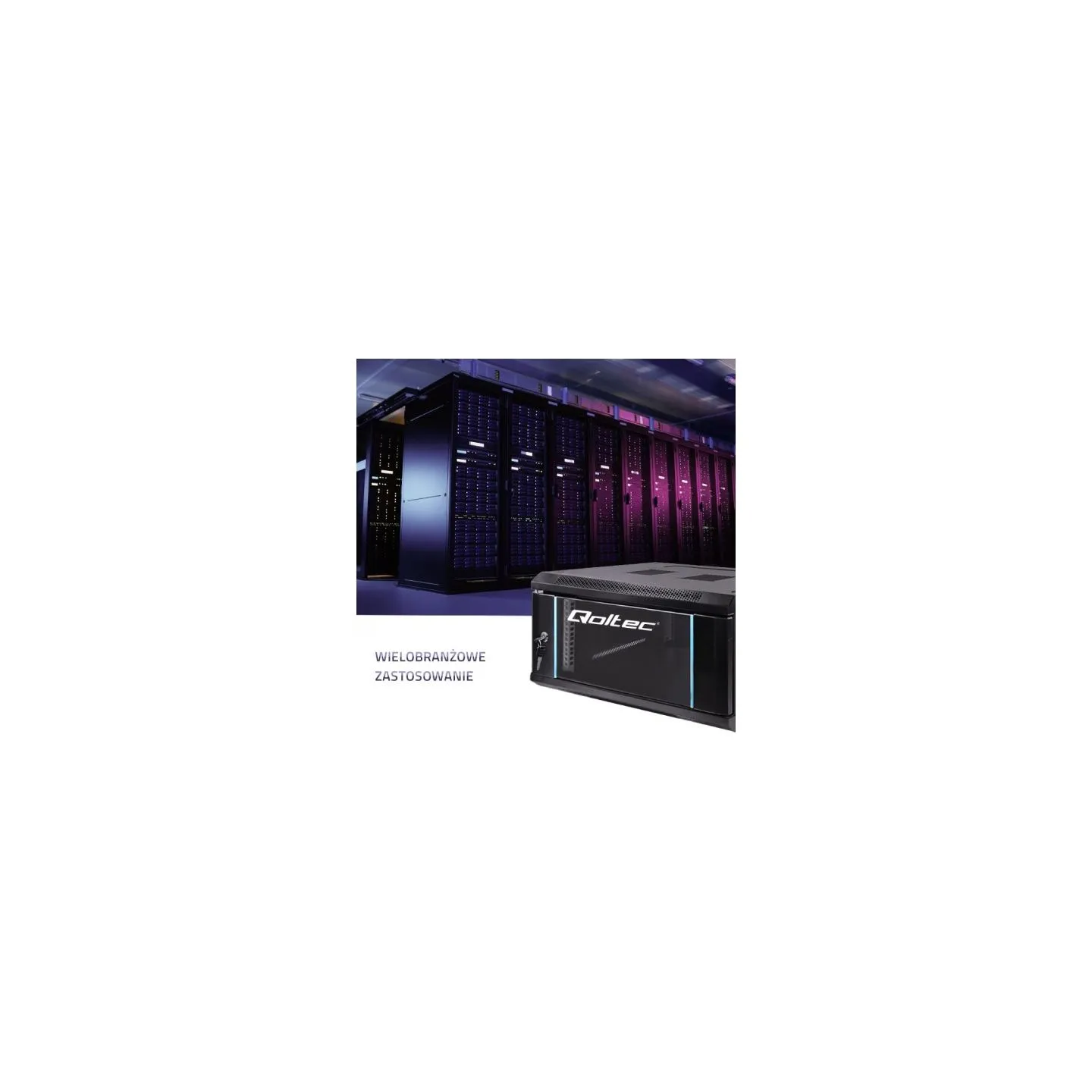 Qoltec 54461 Rack cabinet 19inch