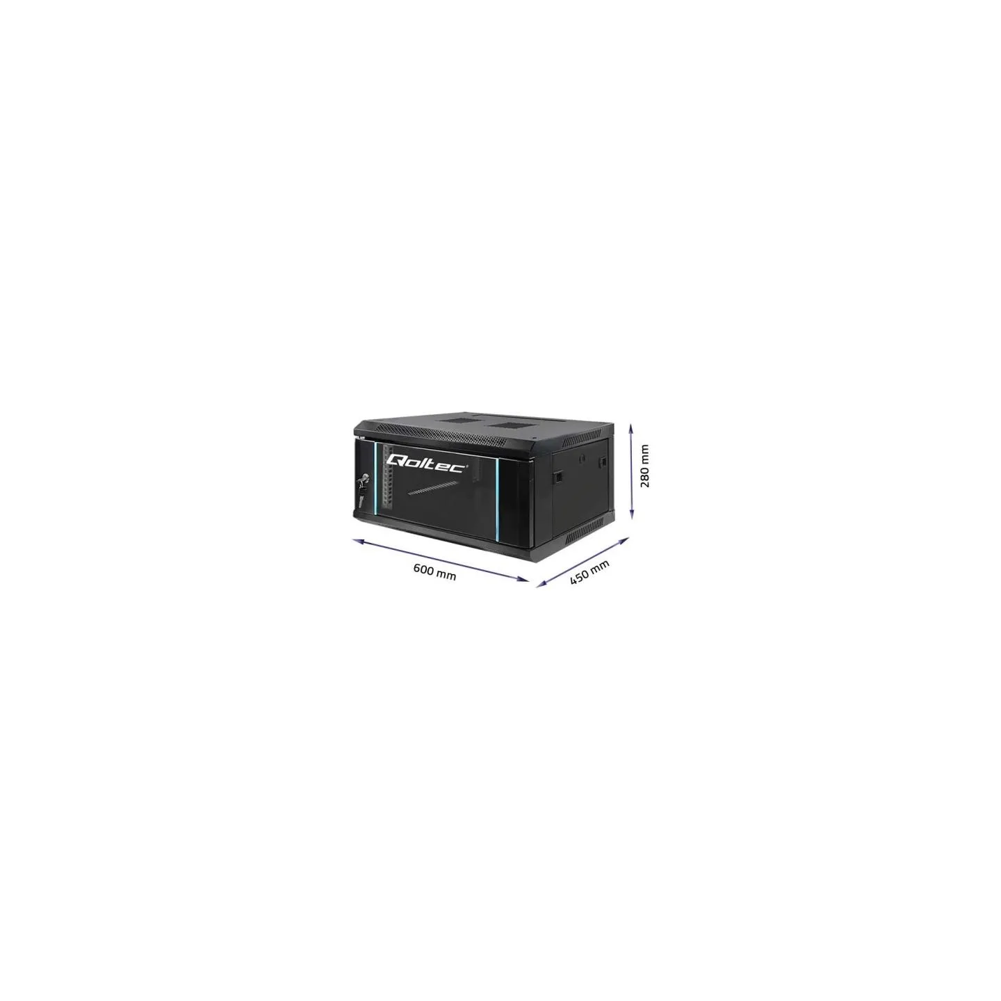 Qoltec 54461 Rack cabinet 19inch