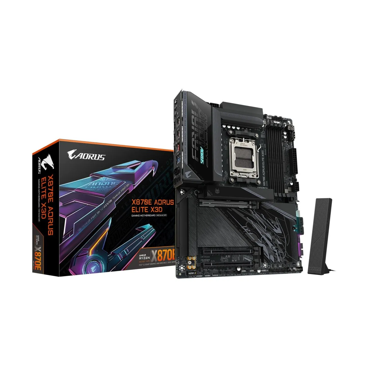 Gigabyte X870E AORUS ELITE X3D AM5 4DDR5 HDMI/USB-C AT