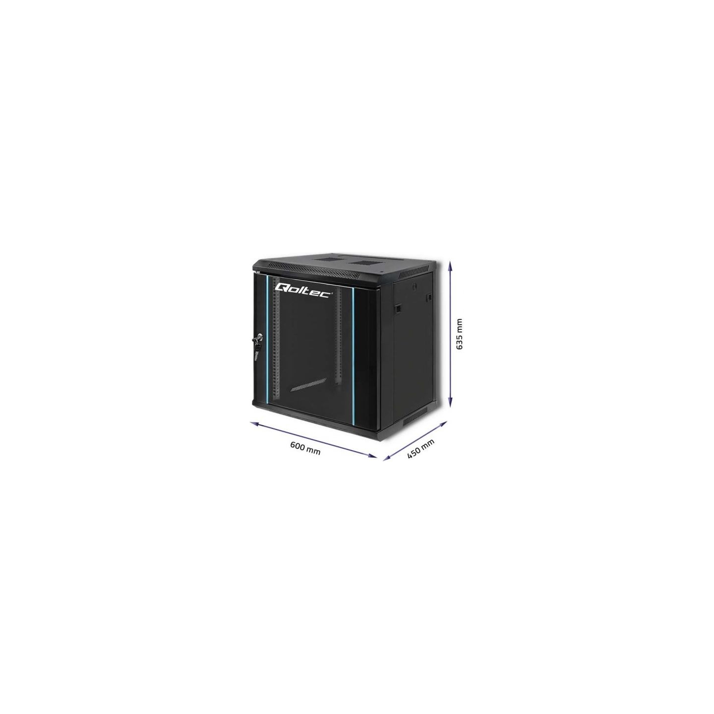 Qoltec 54464 Rack cabinet 19inch