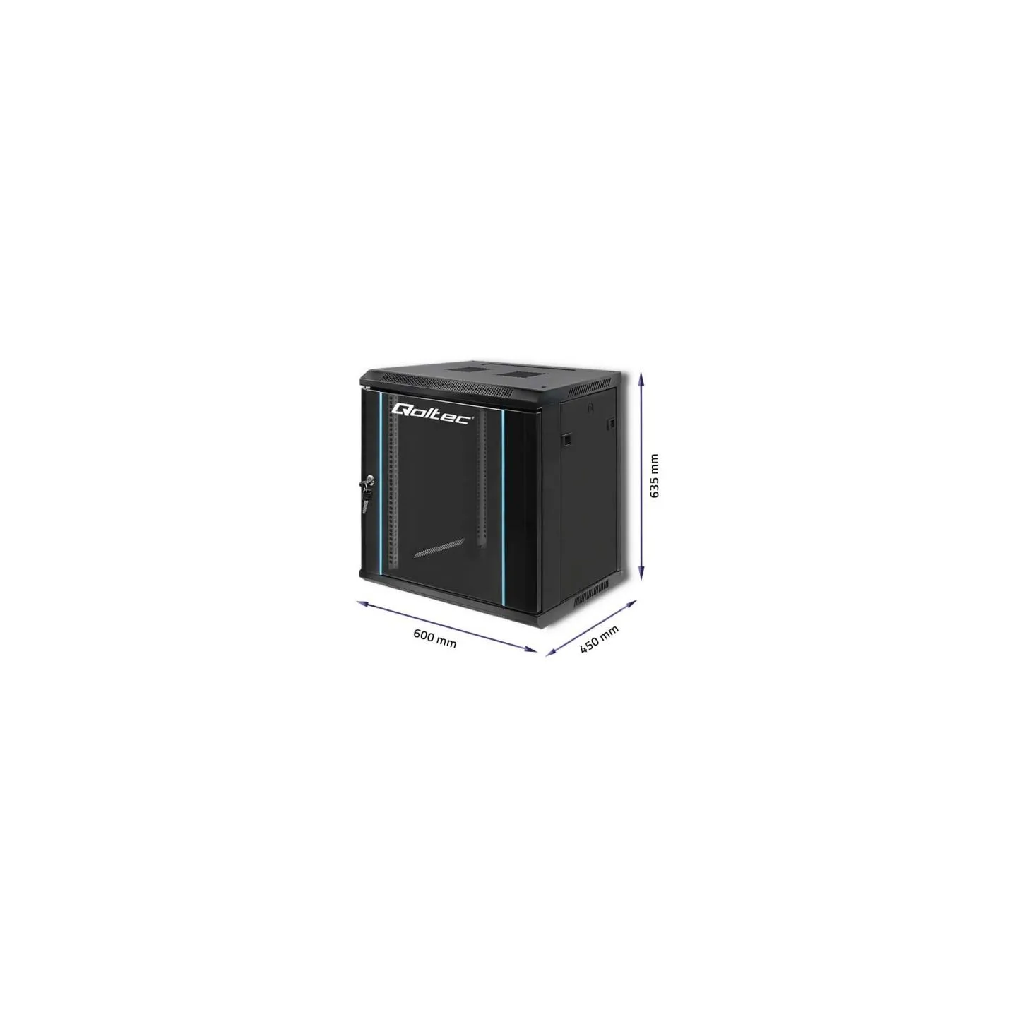 Qoltec 54464 Rack cabinet 19inch