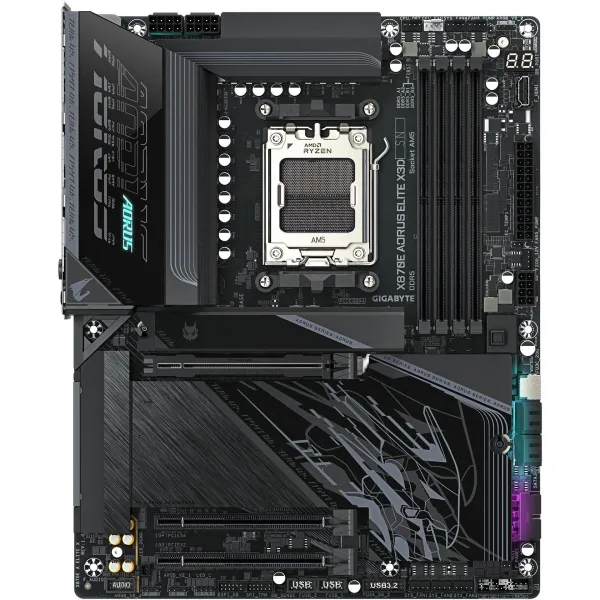 Gigabyte Mainboard|GIGABYTE|AMD X870E|Socket AM5|ATX|RAM DDR5-SDRAM|4xSlots|Wi-Fi Yes|Bluetooth Yes|4xNumber of M.2 (M) slots|X8