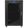 Lanberg rack cabinet 15U 600x600 glass