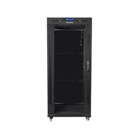 Lanberg rack cabinet 27U 600x600 glass