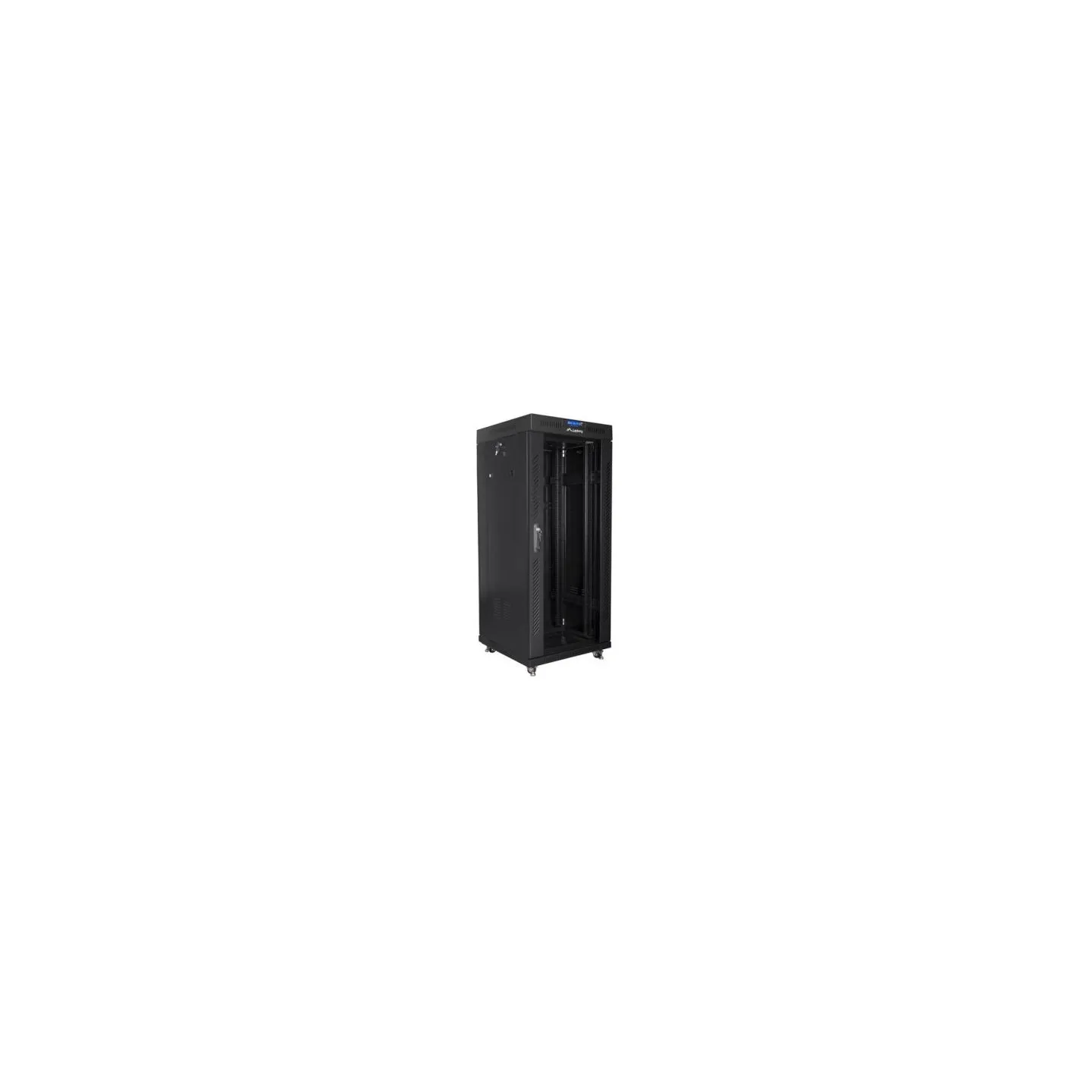 Lanberg rack cabinet 27U 600x600 glass