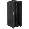 Lanberg rack cabinet 27U 600x600 glass