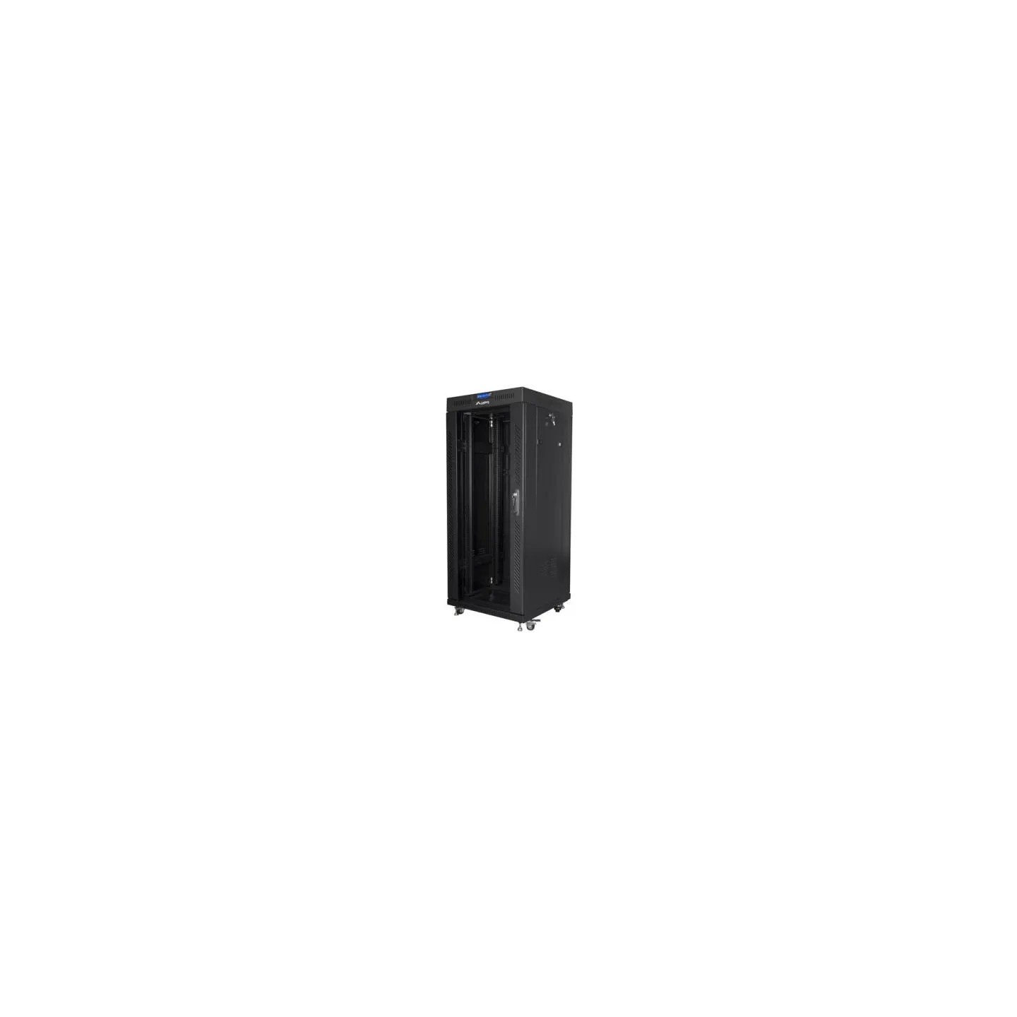 Lanberg rack cabinet 27U 600x600 glass