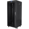 Lanberg rack cabinet 27U 600x600 glass
