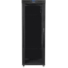 Lanberg | Rack cabinet 19" free-standing 42U/800x800 (flat pack) with glass door, LCD | FF01-8842-12BL | Black