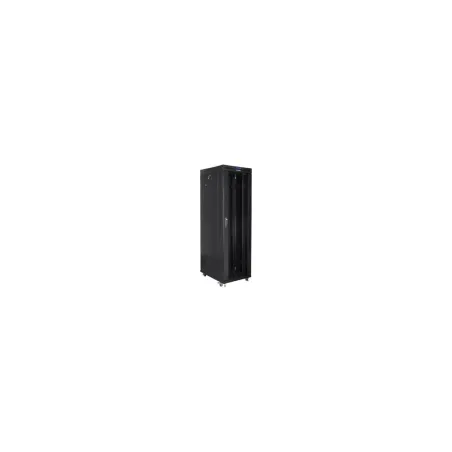 Lanberg | Rack cabinet 19" free-standing 42U/800x800 (flat pack) with glass door, LCD | FF01-8842-12BL | Black