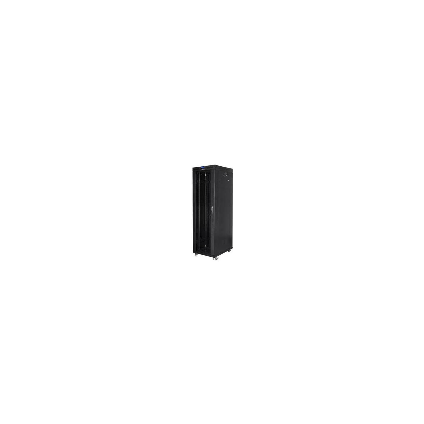 Lanberg | Rack cabinet 19" free-standing 42U/800x800 (flat pack) with glass door, LCD | FF01-8842-12BL | Black