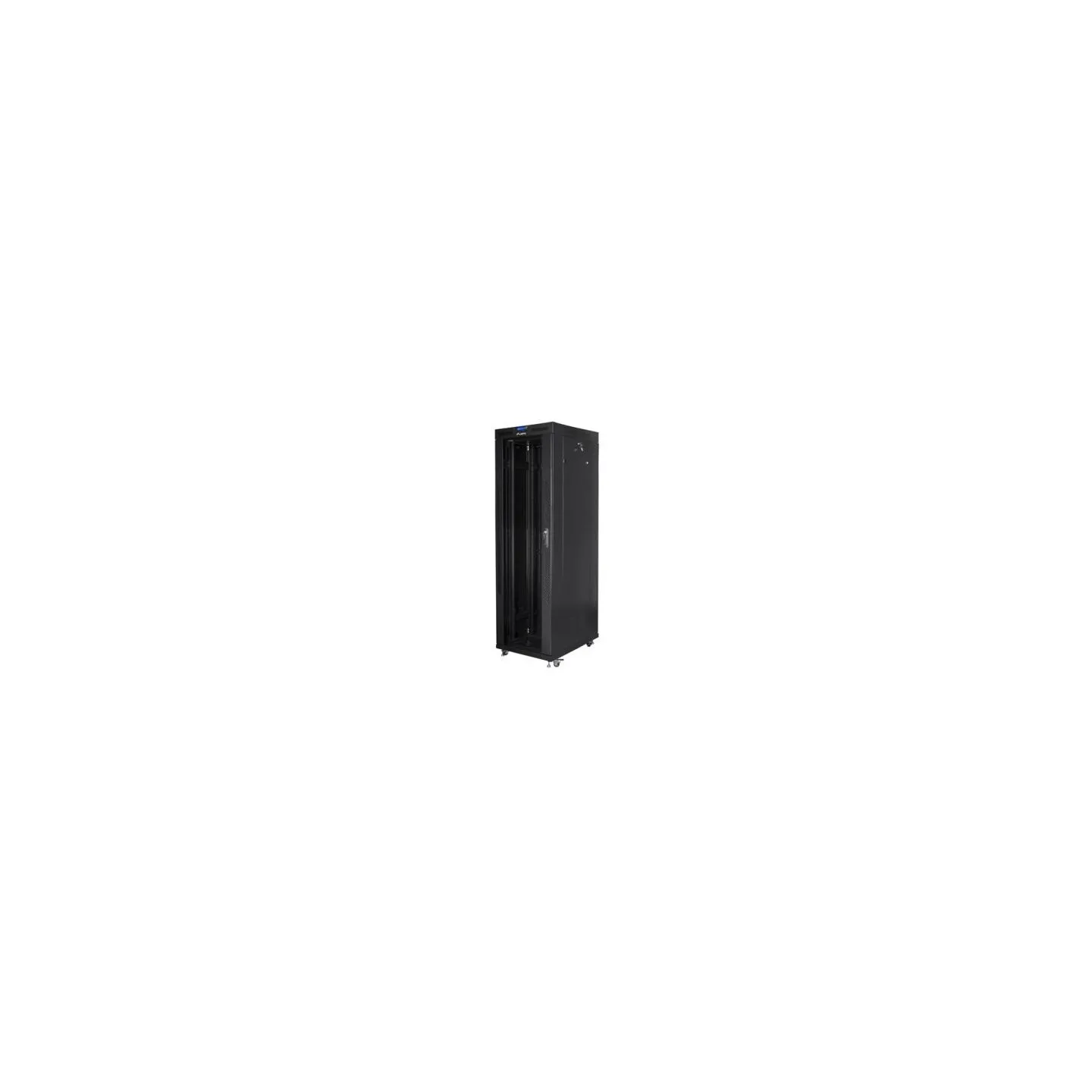 Lanberg | Rack cabinet 19" free-standing 42U/800x800 (flat pack) with glass door, LCD | FF01-8842-12BL | Black