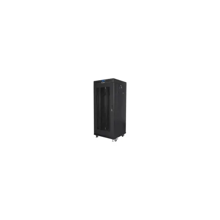 Lanberg | Rack cabinet 19" free-standing 27U/600x600 (flat pack) with mesh door, LCD | FF01-6627-23BL | Black