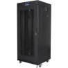 Lanberg | Rack cabinet 19" free-standing 27U/600x600 (flat pack) with mesh door, LCD | FF01-6627-23BL | Black