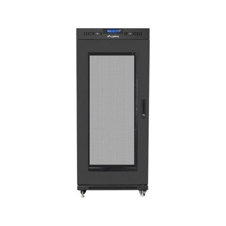 Lanberg | Rack cabinet 19" free-standing 27U/600x600 (flat pack) with mesh door, LCD | FF01-6627-23BL | Black