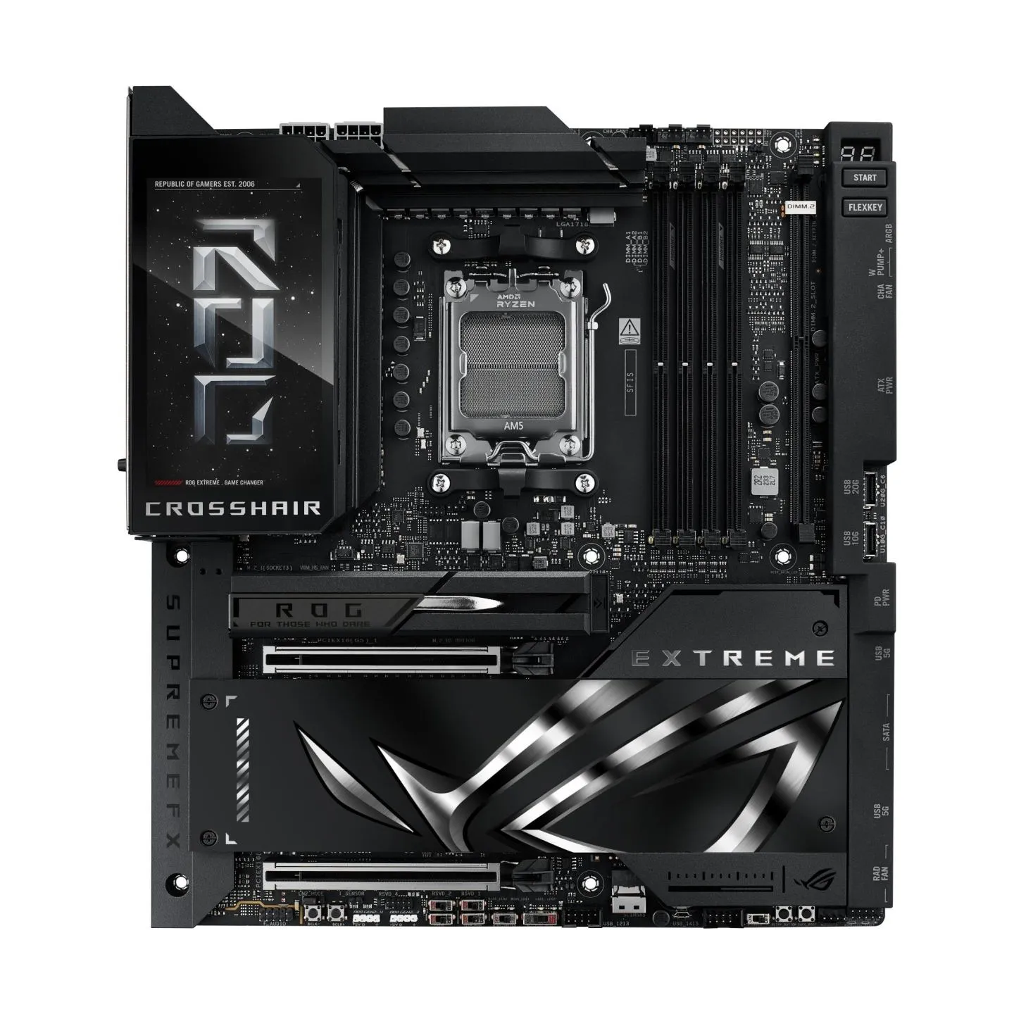 Asus Mainboard|ASUS|AMD X870E|SAM5|EATX|Memory DDR5|Memory slots 4|CROSSHAIRX870EEXTREME