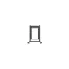 Lanberg Open Rack 22U 600X1000 Black