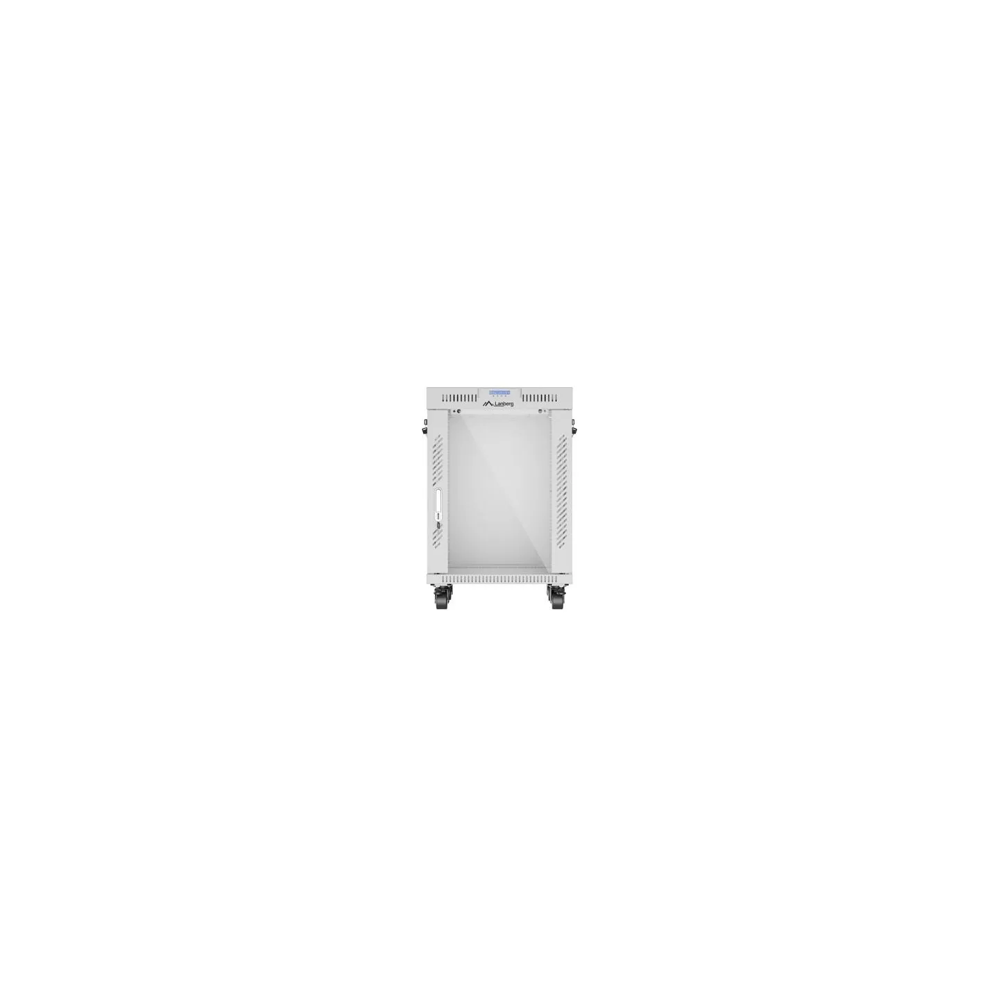 Lanberg rack cabinet 15U 600x600 glass