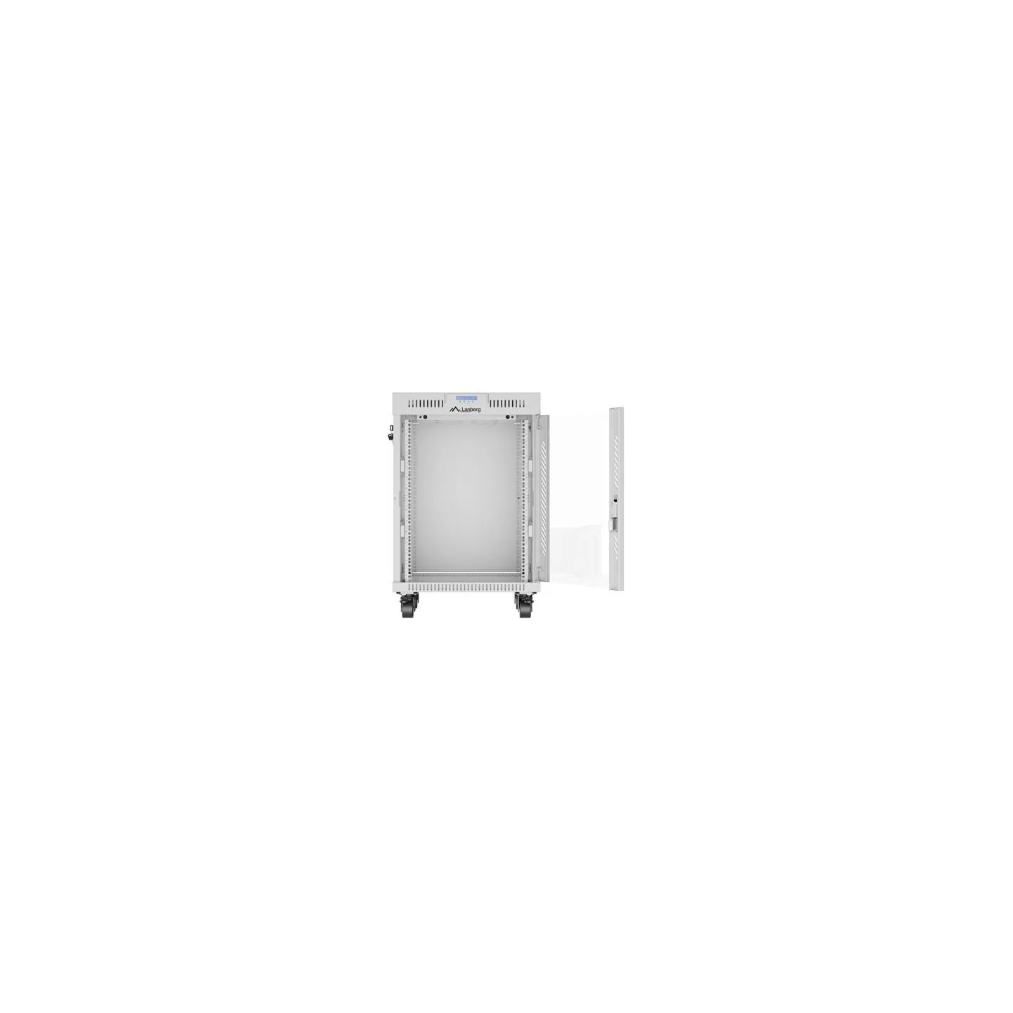 Lanberg rack cabinet 15U 600x600 glass