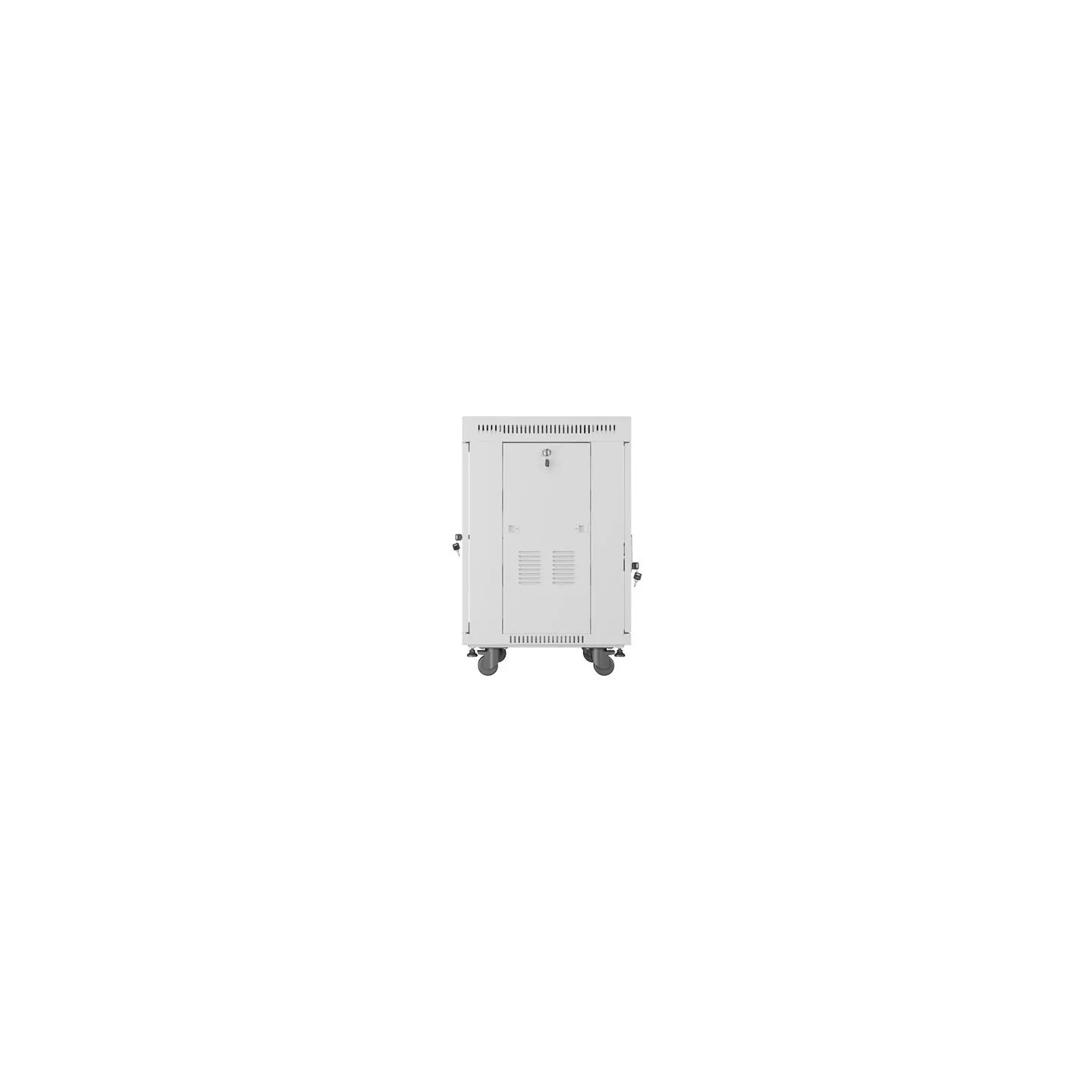 Lanberg rack cabinet 15U 600x600 glass