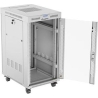 Lanberg rack cabinet 22U 600x800 glass