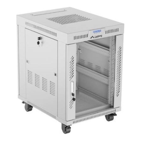 Lanberg rack cabinet 15U 600x800 glass