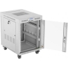 Lanberg rack cabinet 15U 600x800 glass