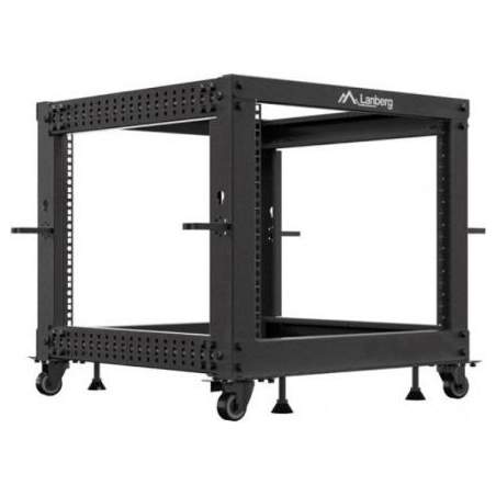 Lanberg Open rack 19 9U 600x600-1100 adj