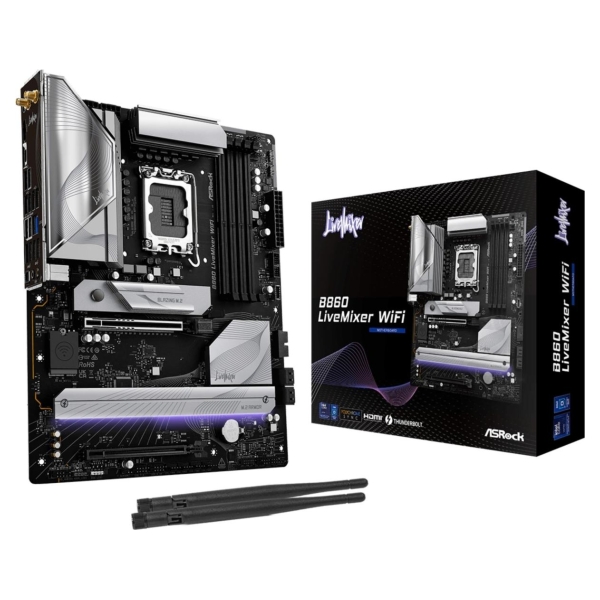 Asrock Motherboard B860 LIVEMIXER WIFI s18 51 4DDR5 ATX