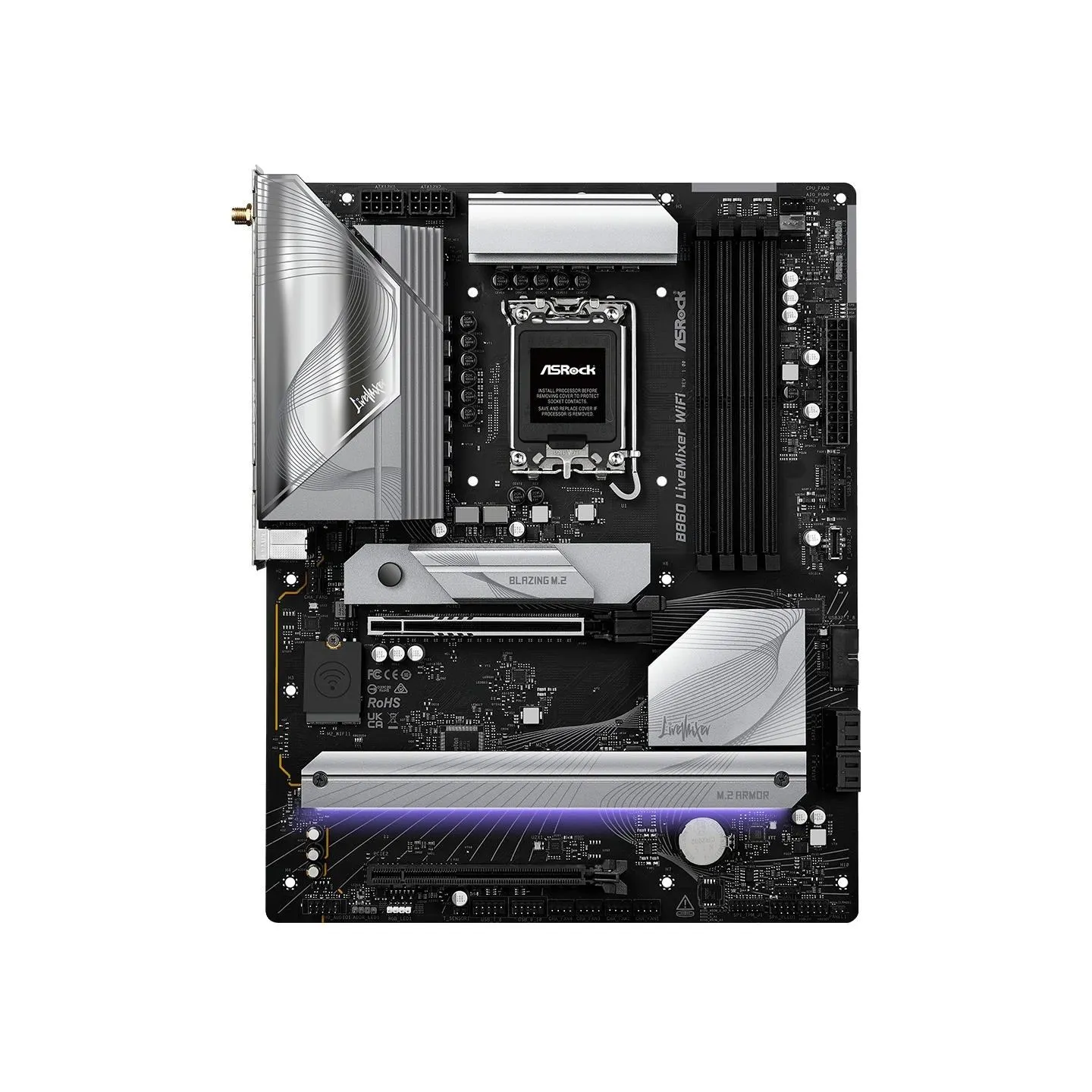 Asrock Motherboard B860 LIVEMIXER WIFI s18 51 4DDR5 ATX