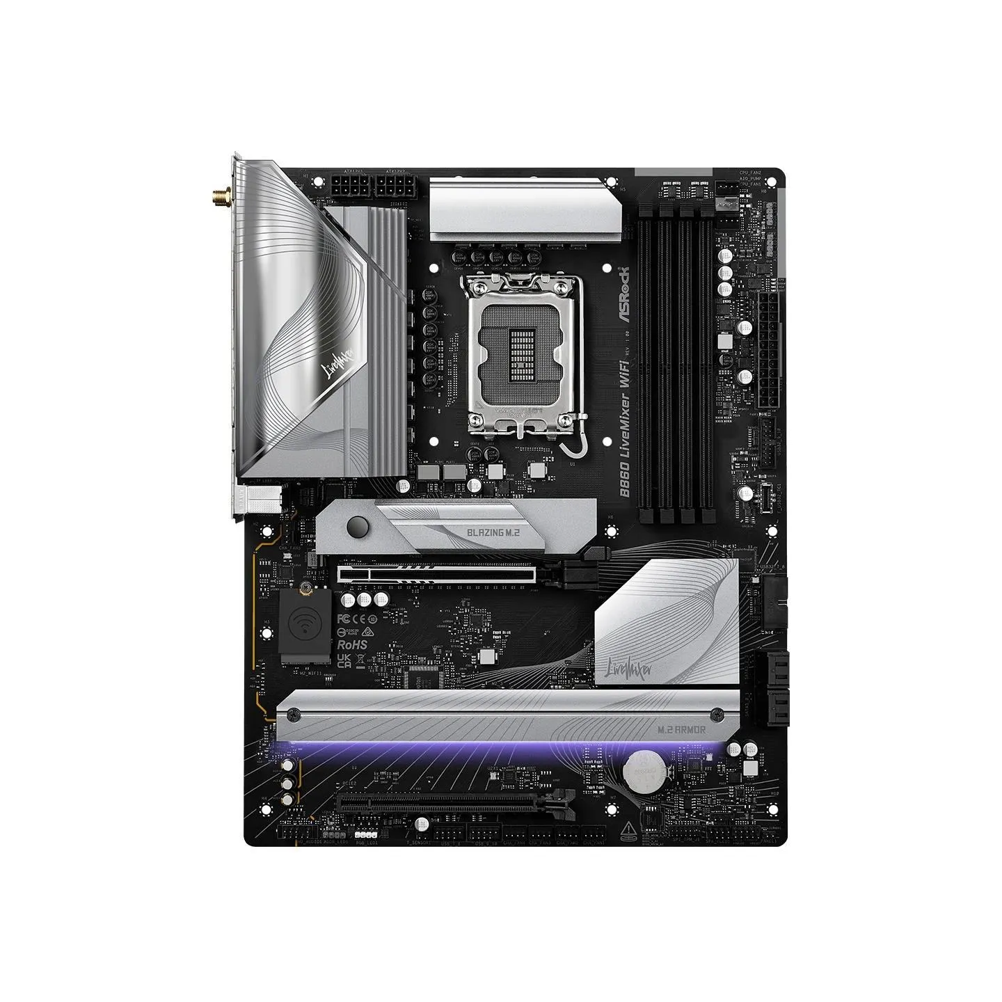 Asrock Motherboard B860 LIVEMIXER WIFI s18 51 4DDR5 ATX