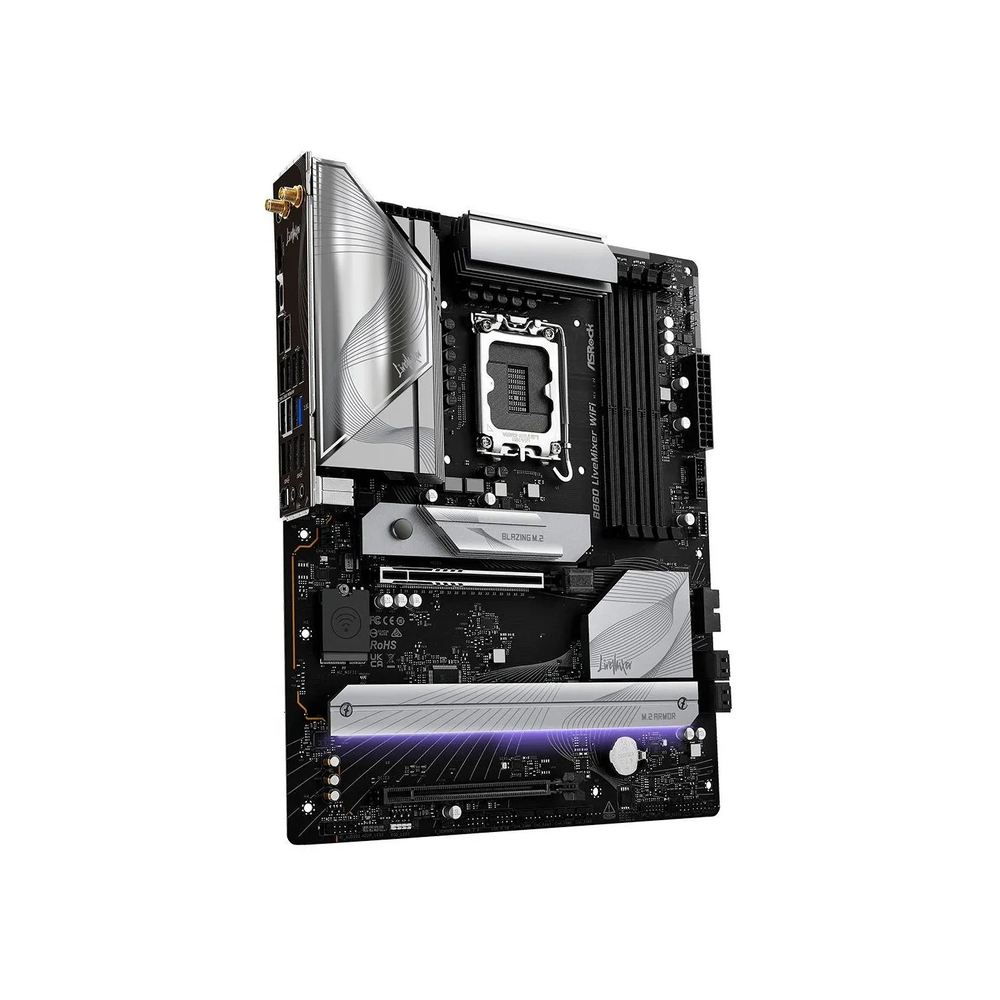 Asrock Mainboard|ASROCK|Intel B860 Express|LGA1851|ATX|Memory DDR5|Memory slots 4|1xPCI-Express 4.0 16x|1xPCI-Express 5.0 16x|1x